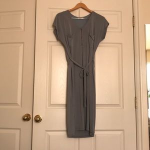 Bohme blue tie dress